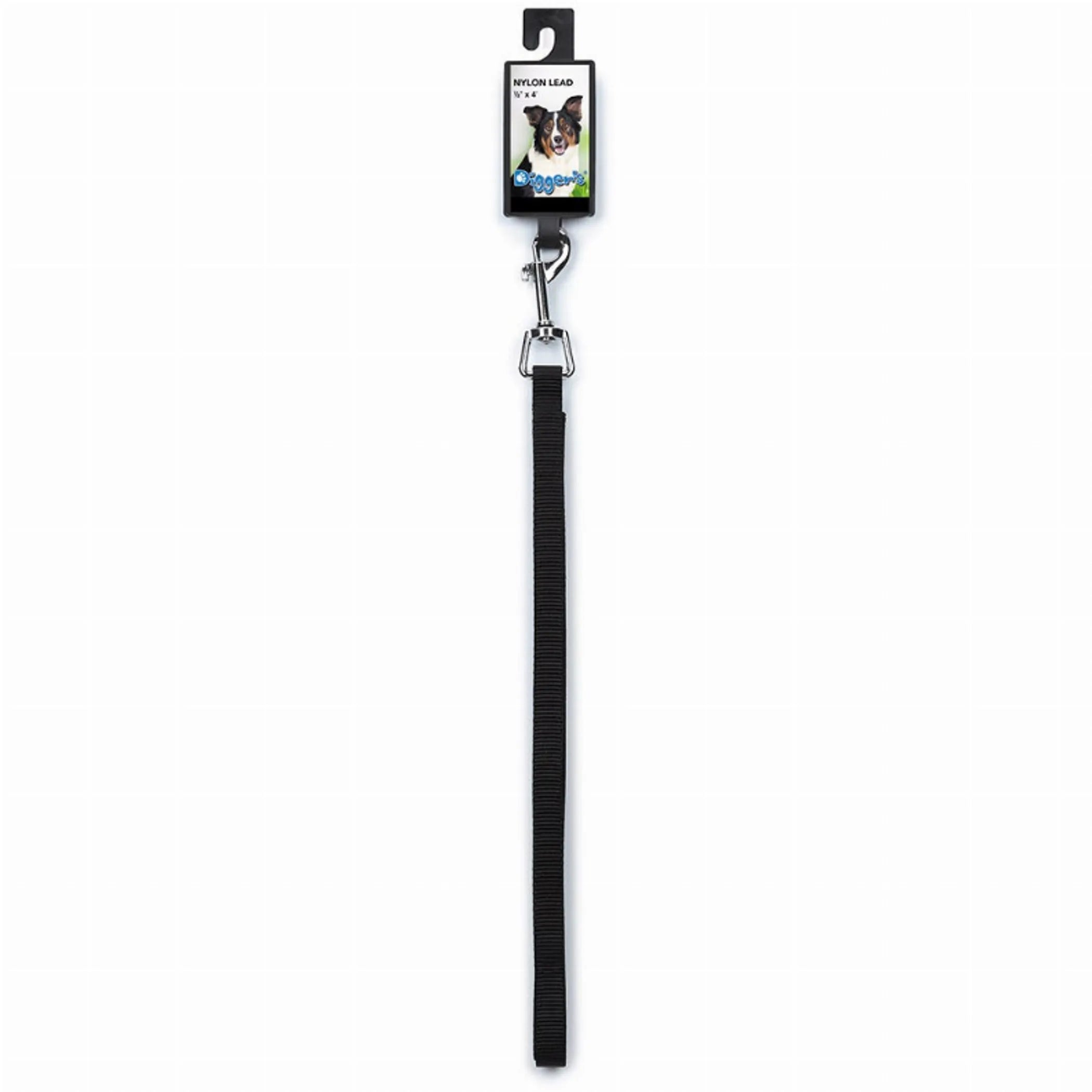 DGR 1/2in Nylon Lead 48in Black