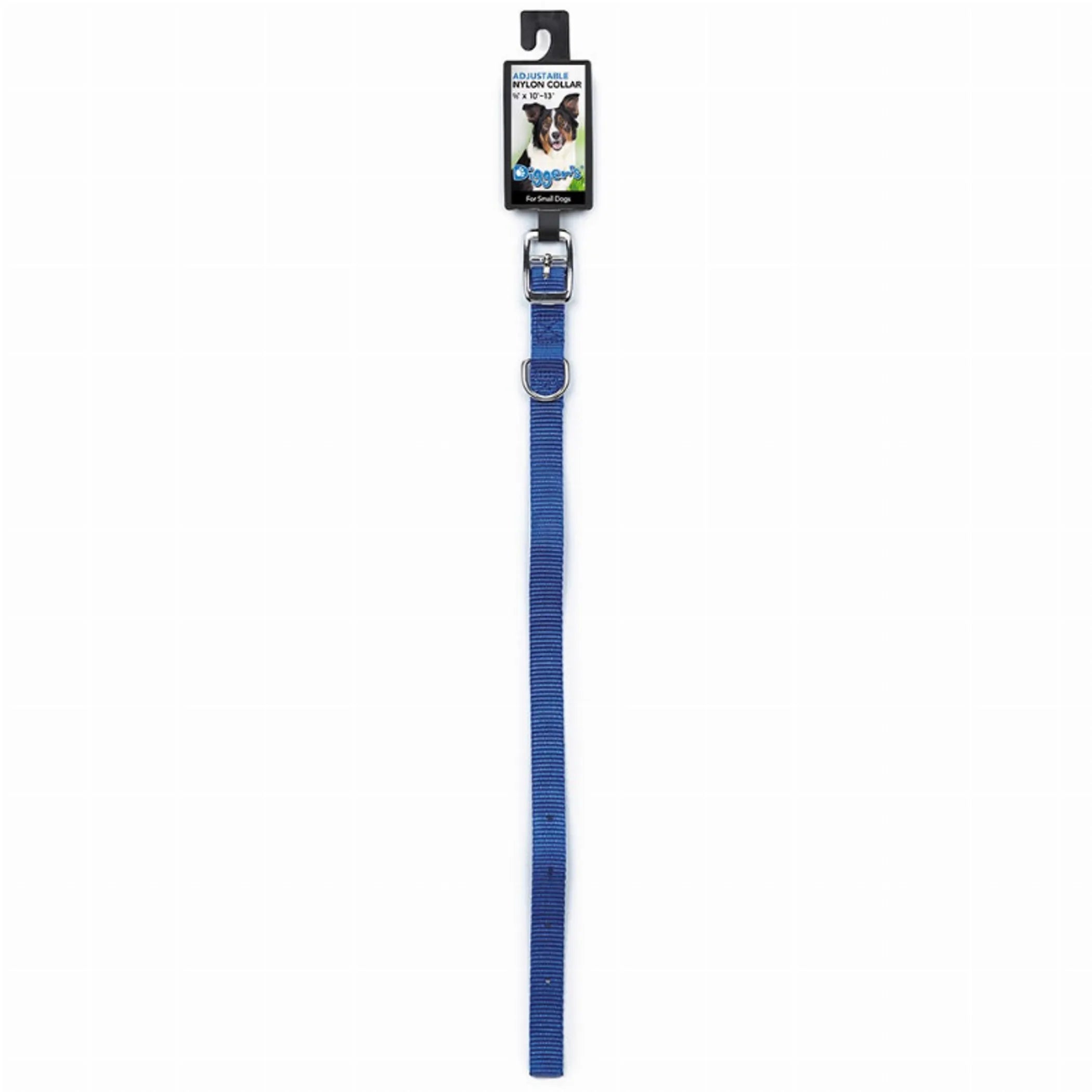 DGR 5/8in Nylon Collar 10in Blue