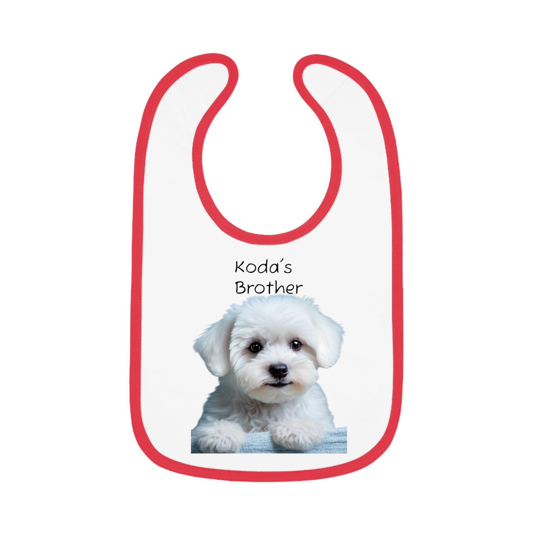 Cute Baby Bib for Pet Lovers, Baby Shower Gift, Bib for Toddlers, Koda's Brother Bib, Funny Baby Bib, Unique Baby Apparel