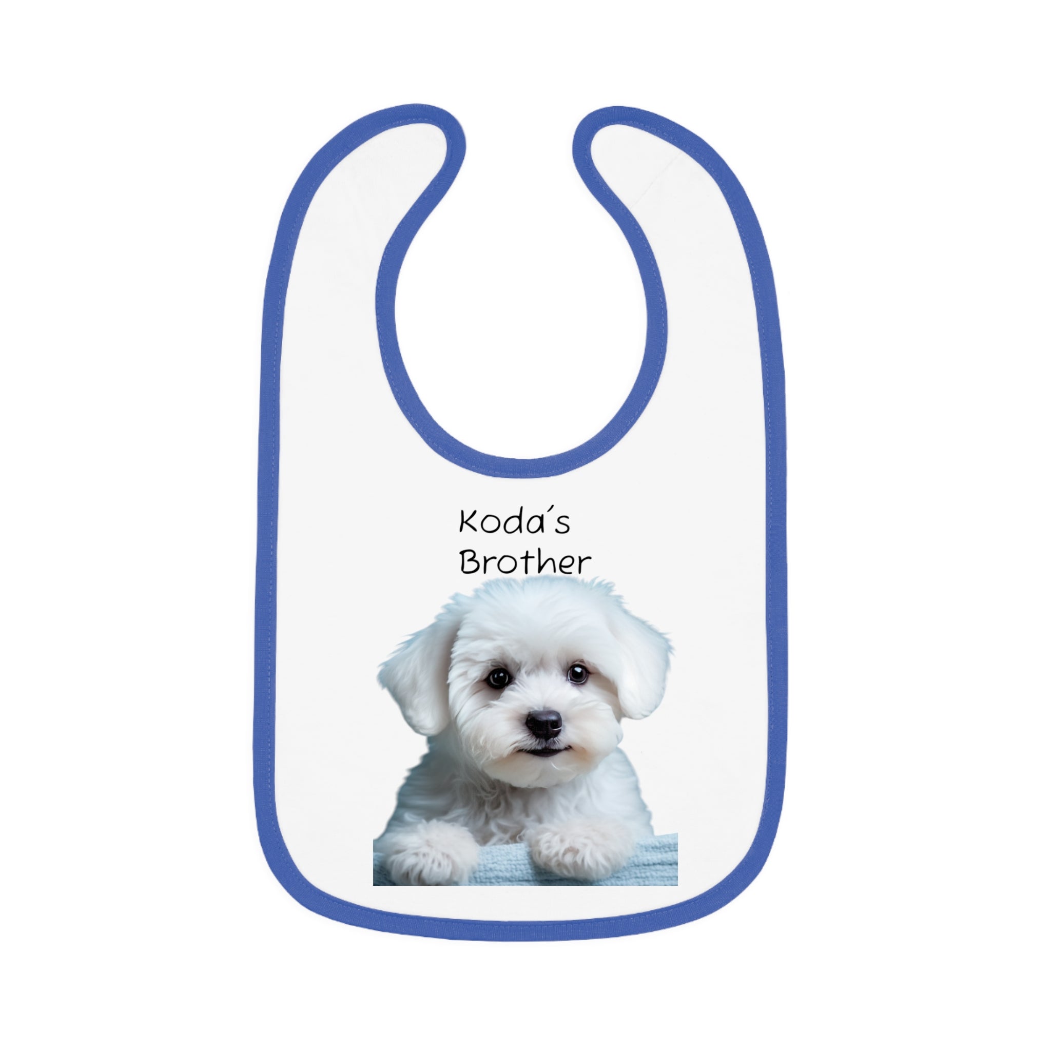 Cute Baby Bib for Pet Lovers, Baby Shower Gift, Bib for Toddlers, Koda's Brother Bib, Funny Baby Bib, Unique Baby Apparel