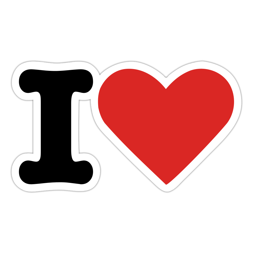 Sticker - white matte