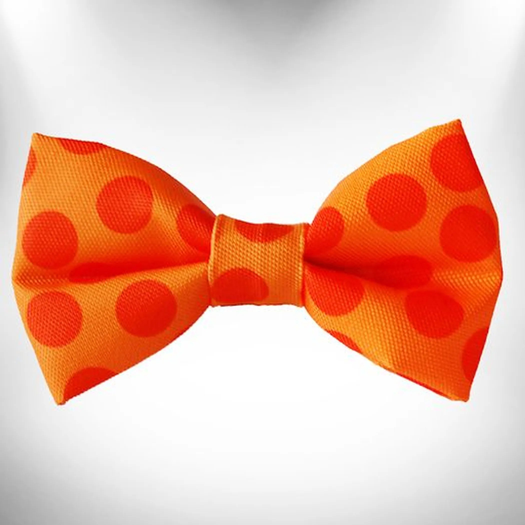 Polka Dot Dog - Monotone Bow Tie