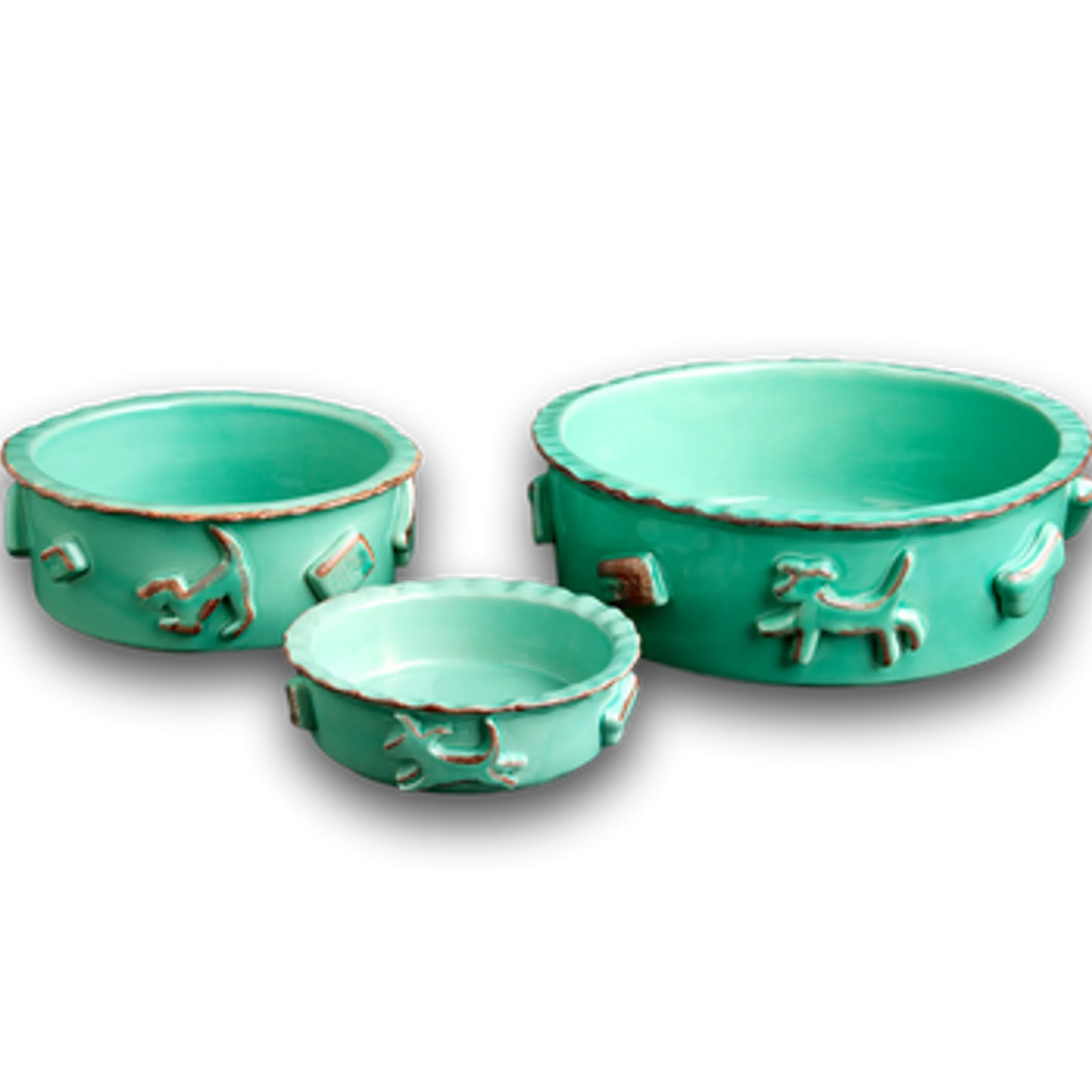 Carmel Ceramica Dog Food/Water Bowl