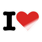 Sticker - transparent glossy